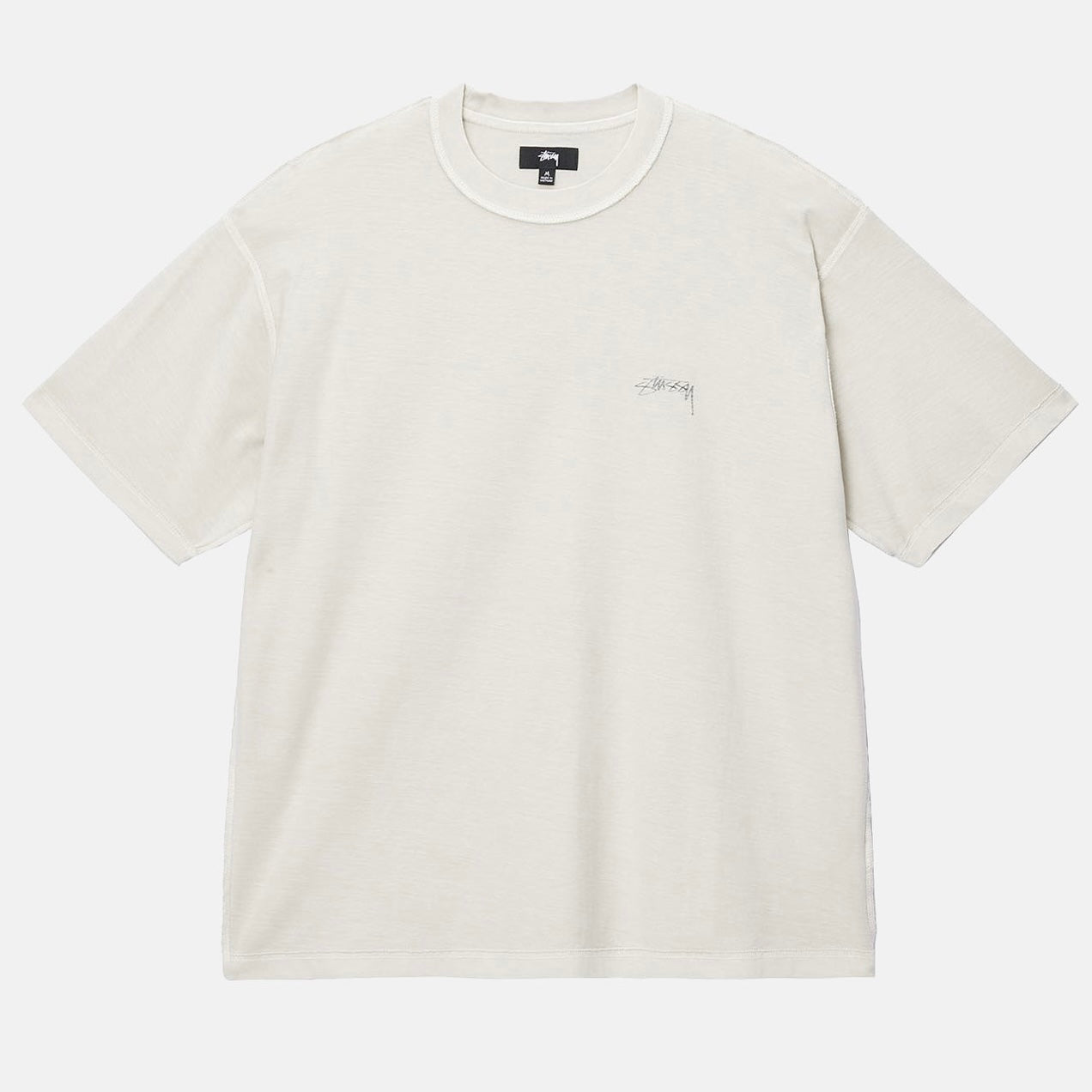 STUSSY LAZY SS TEE ( BONE )
