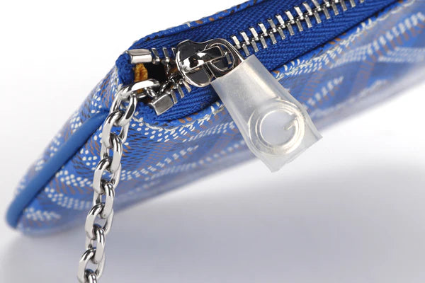 GOYARD SENAT MINI POUCHES (SKY BLUE & SILVER)