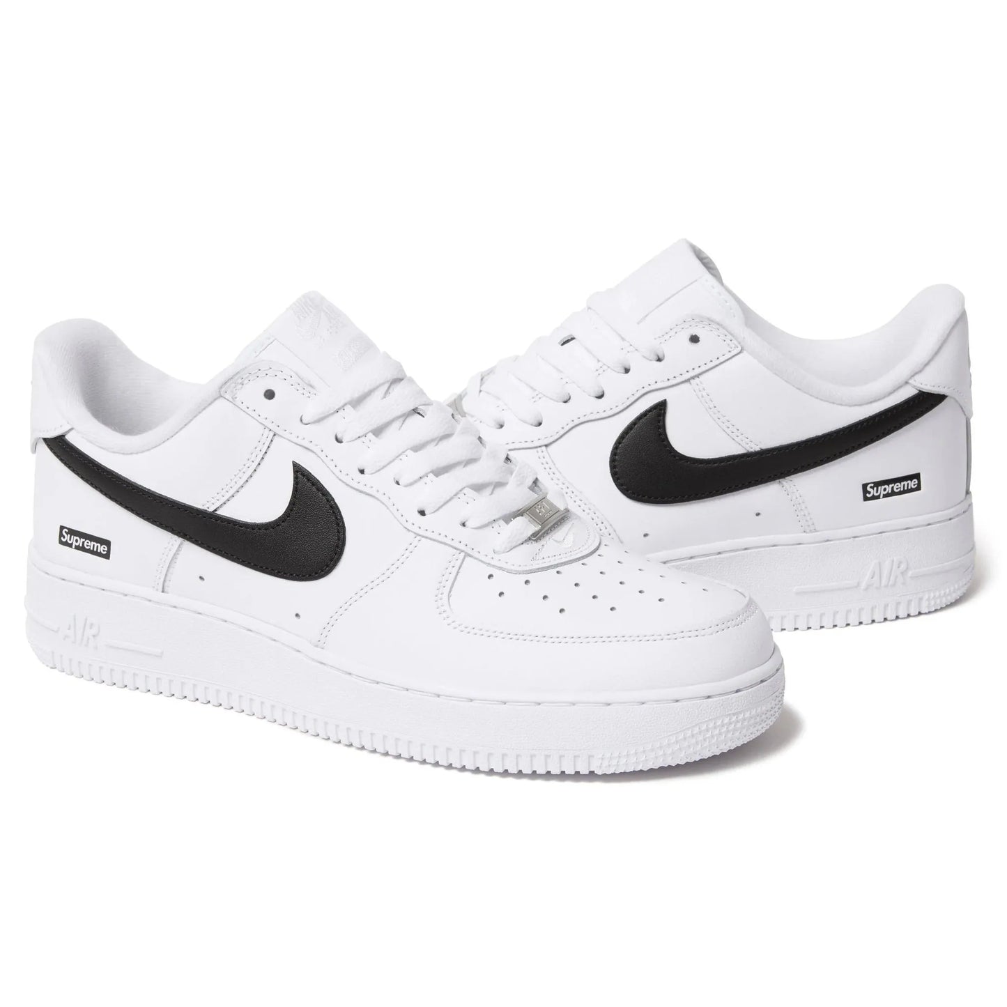 SUPREME 25FW NIKE AIR FORCE 1 LOW WHITE BLACK(CU9225-102)