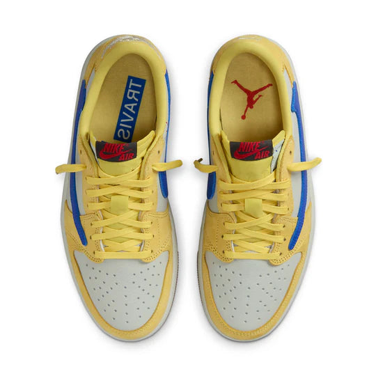 NIKE JORDAN 1 TRAVIS SCOTT RETRO LOW OG WMS "CANARY" (DZ4137-700)