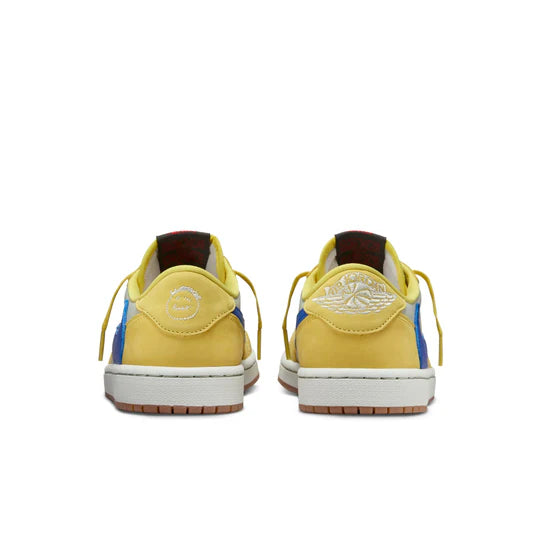NIKE JORDAN 1 TRAVIS SCOTT RETRO LOW OG WMS "CANARY" (DZ4137-700)