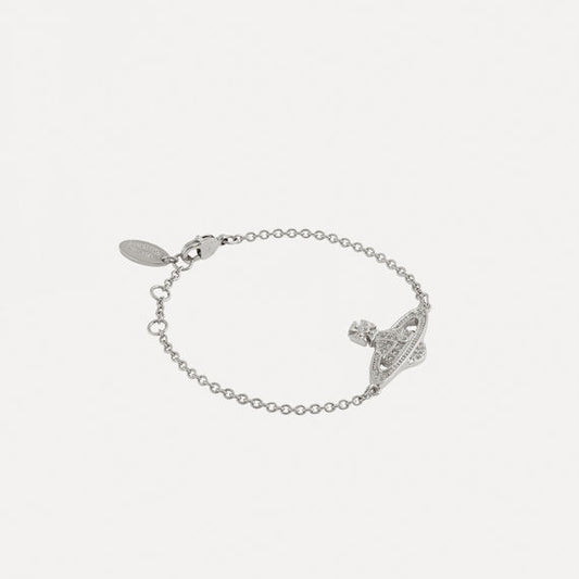 VIVIENNE WESTWOOD MINI BAS RELIEF CHAIN BREACELET(134978)