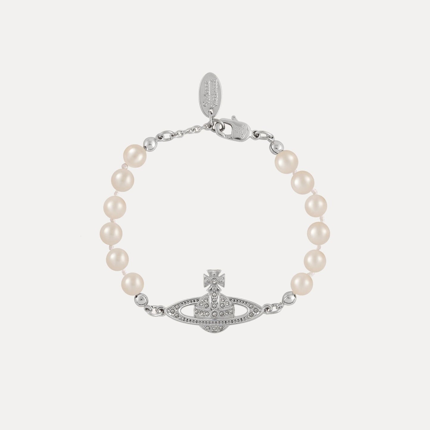 VIVIENNE WESTWOOD MINI BAS RELIEF PEARL BRACELET