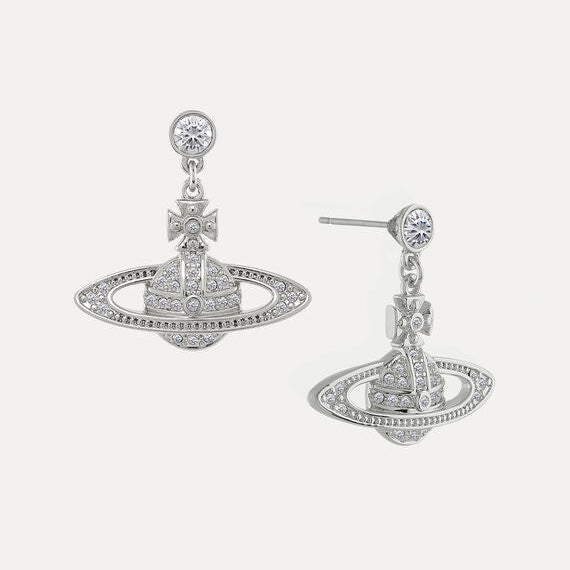 VIVIENNE WESTWOOD MINI BAS RELIEF DROP EARRINGS(62020025-02P116)*31