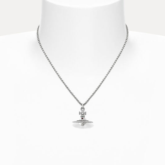 VIVIENNE WESTWOOD NEW TINY ORB PENDANT NECKLACE(63020097-02P019)-MEDIUM