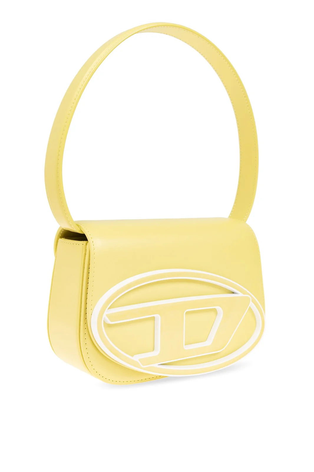 DIESEL 1DR PLAQUE SHOULDER BAG (YELLOW)