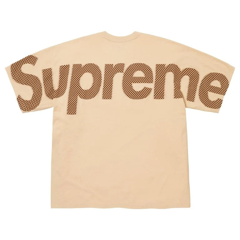 SUPREME WEEK 6 CHECKERBOARD INTARSIA S/S TOP