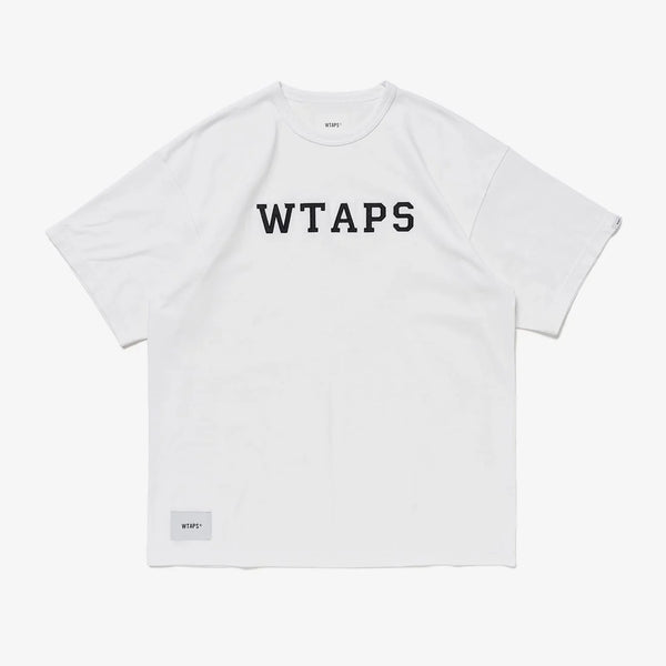 WTAPS 24SS ACADEMY 白 S 241ATDT-CSM21 WTAPS 24SS ACADEMY / SS / COTTON. COLLEGE TEE [241ATDT-CSM21