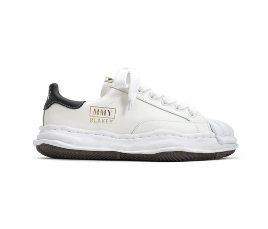 (A06FW702)MAISON MIHARA YASUHIRO "BLAKEY" OG SOLE LEATHER LOW TOP SNEAKER WHITE