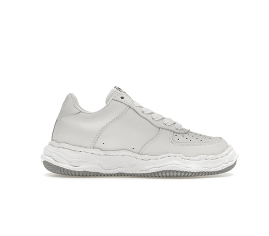 (A07FW702)MAISON MIHARA YASUHIRO "WAYNE" OG SOLE LEATHER LOW TOP SNEAKER WHITE/WHITE