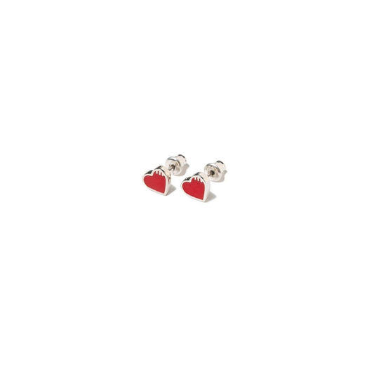 HUMAN MADE HEART SILVER EARRING (HM27GD065)