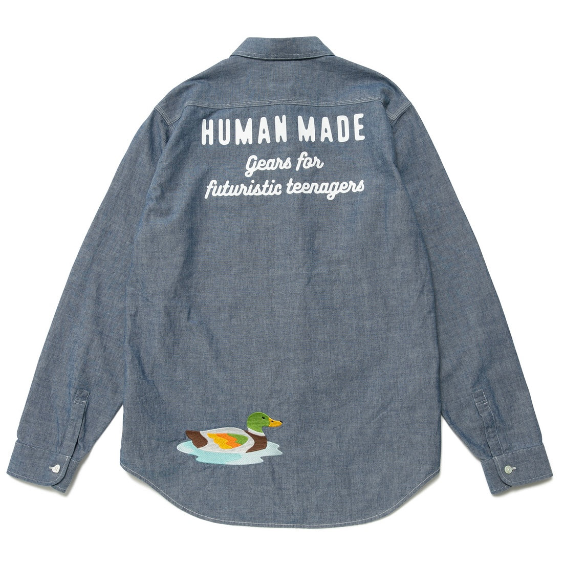 HUMAN MADE 23FW CHAMBARY L/S SHIRT(HM25SH002)