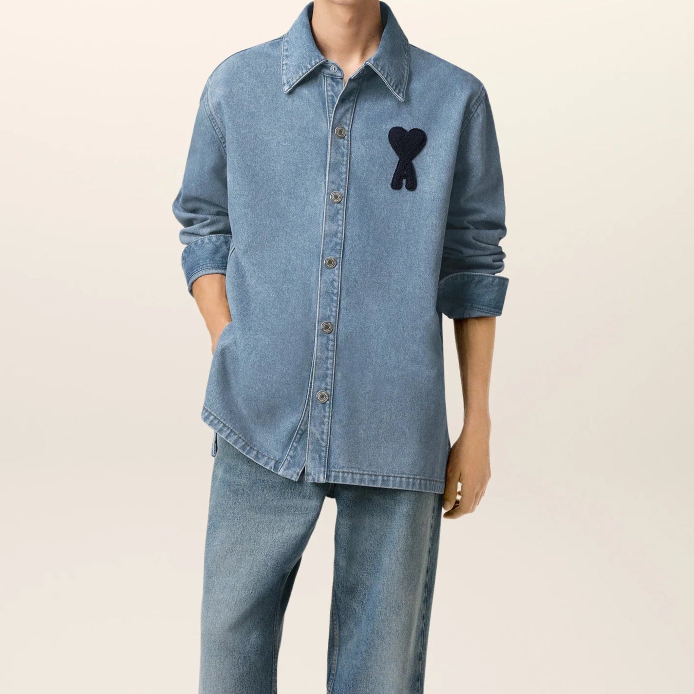 AMI PARIS AMI DE COEUR OVERSHIRT