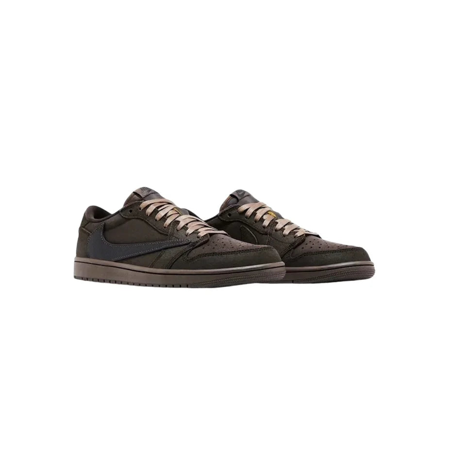 NIKE JORDAN 1 TRAVIS SCOTT RETRO LOW OG "VELVET BROWN" (DM7866-202)