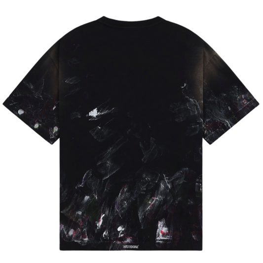 WE11DONE MULTICOLOR PAINTED TEE