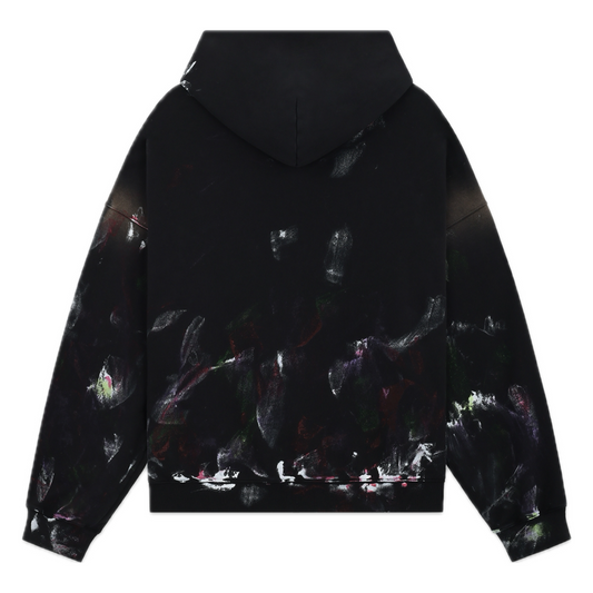 WE11DONE 24SS MULTICOLOR PAINTED ZIP UP