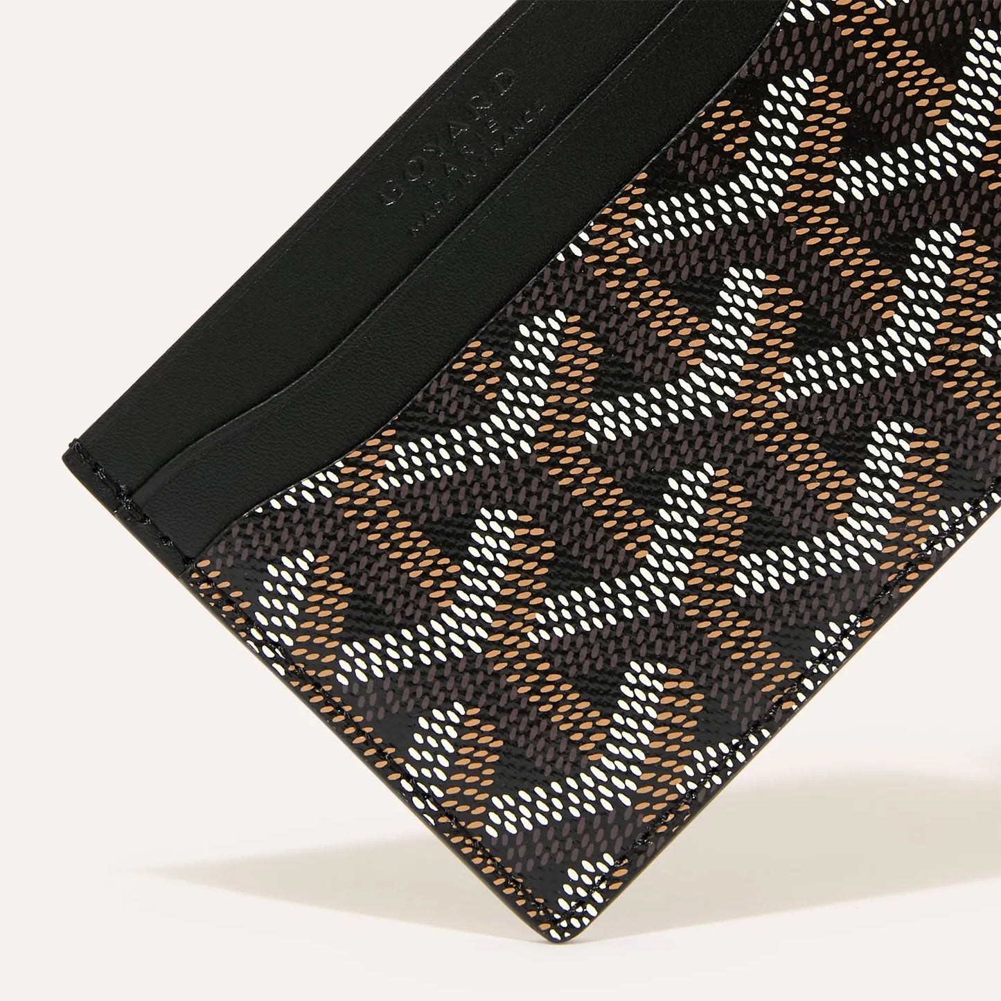 GOYARD CARD WALLET (BLACK/BLACK)