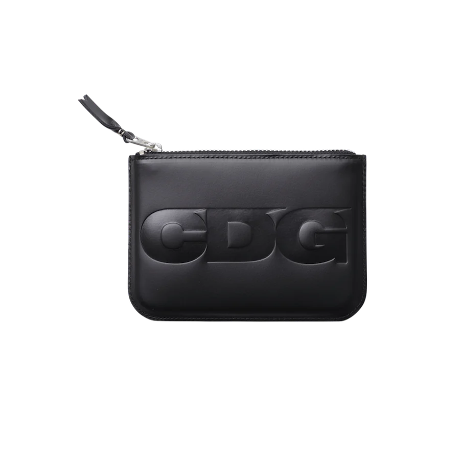 COMME DES GARCONS CDG EMBOSSED LOGO WALLET