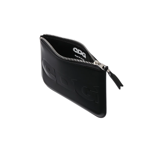 COMME DES GARCONS CDG EMBOSSED LOGO WALLET