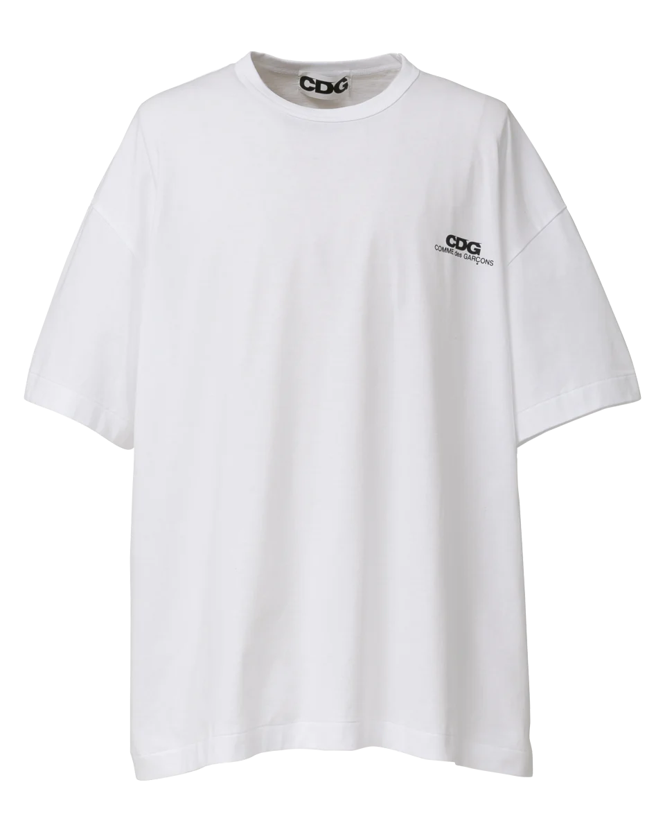COMME DES GARCONS CDG SMALL LOGO OVERSIZED TEE  (SZ-T057-051)