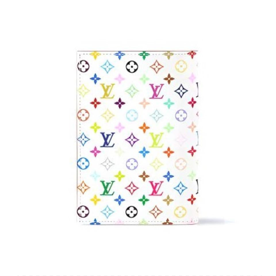 LOUIS VUITTON X TAKASHI MURAKAMI PASSPORT COVER