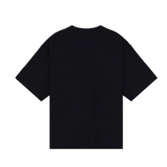 WE11DONE BLACK SPARK LOGO TEE