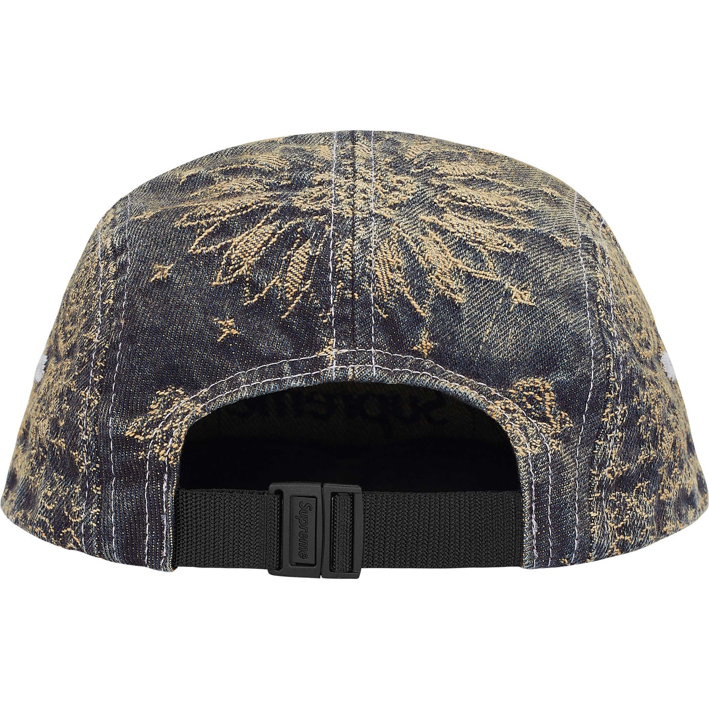 SUPREME 25SS BANDANA JACQUARD DENIM CAMP CAP