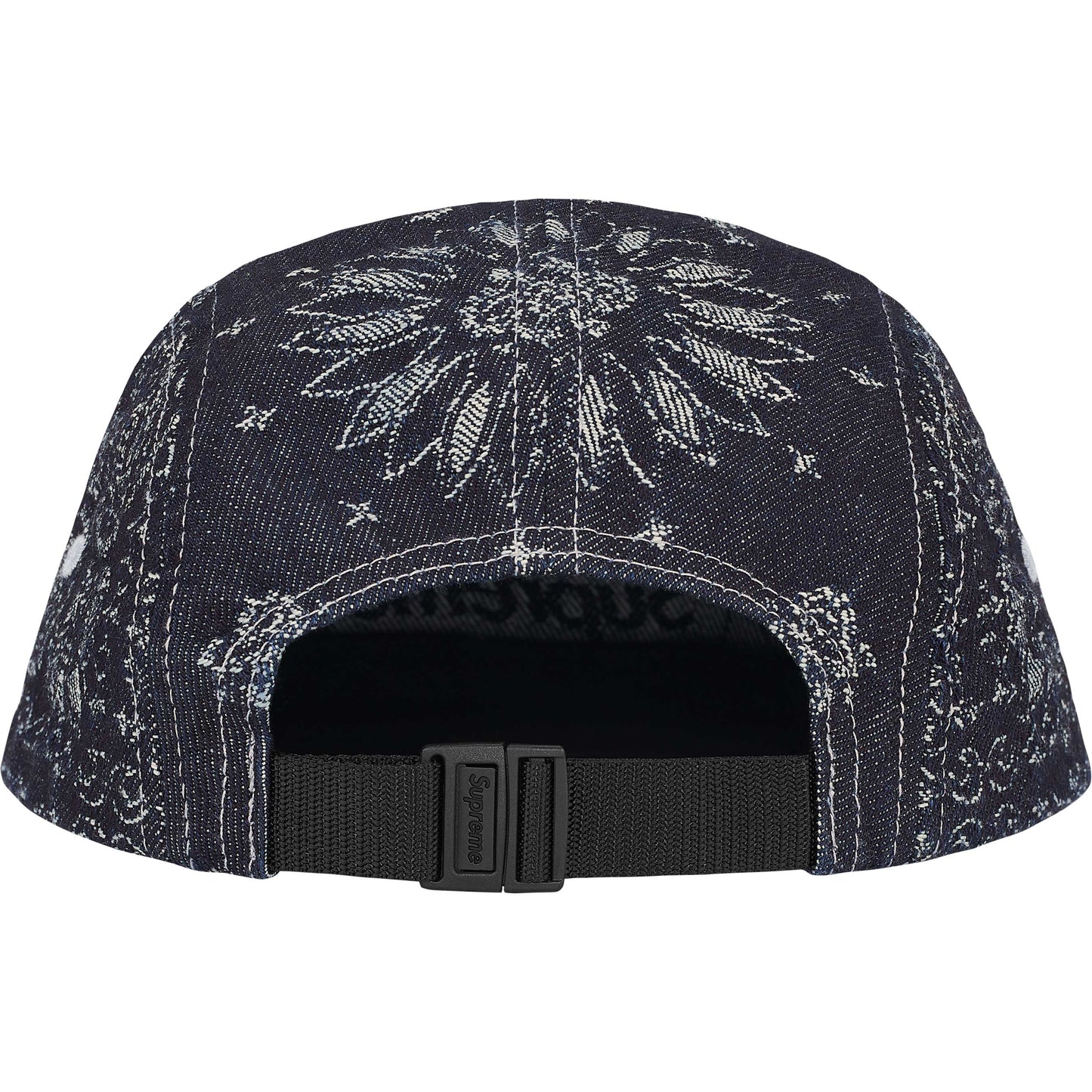 SUPREME 25SS BANDANA JACQUARD DENIM CAMP CAP