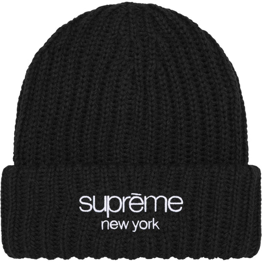 SUPREME 25FW CHUNKY RIB CLASSIC LOGO BEANIE