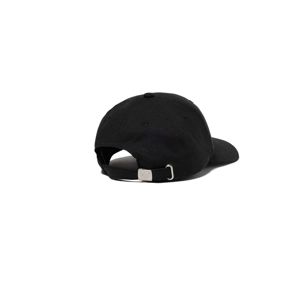 HUMAN MADE 25SS 6 PANEL LINEN CAP BLACK (HM29GD046)