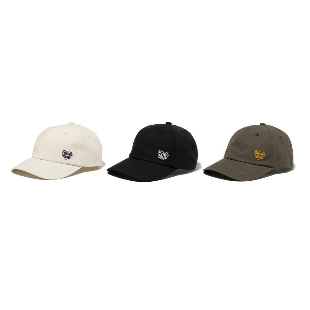 HUMAN MADE 25SS 6 PANEL LINEN CAP BLACK (HM29GD046)