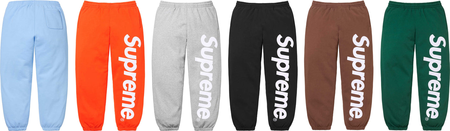 SUPREME 24FW SATIN APPLIQUE SWEATPANT