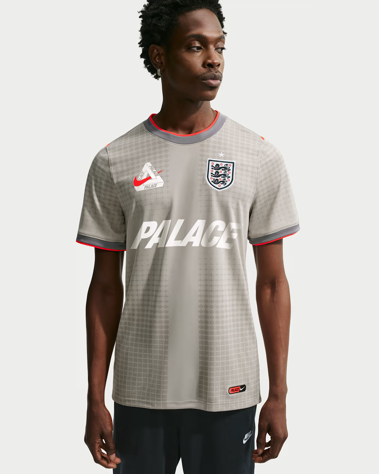 NIKE X PALACE ENGLAND ACADEMY PRO SHORT-SLEEVE SOCCER TOP(IH1672-052)