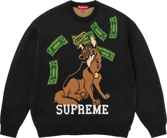 SUPREME 25FW ALL DOGS GO TO HEAVEN SWEATER