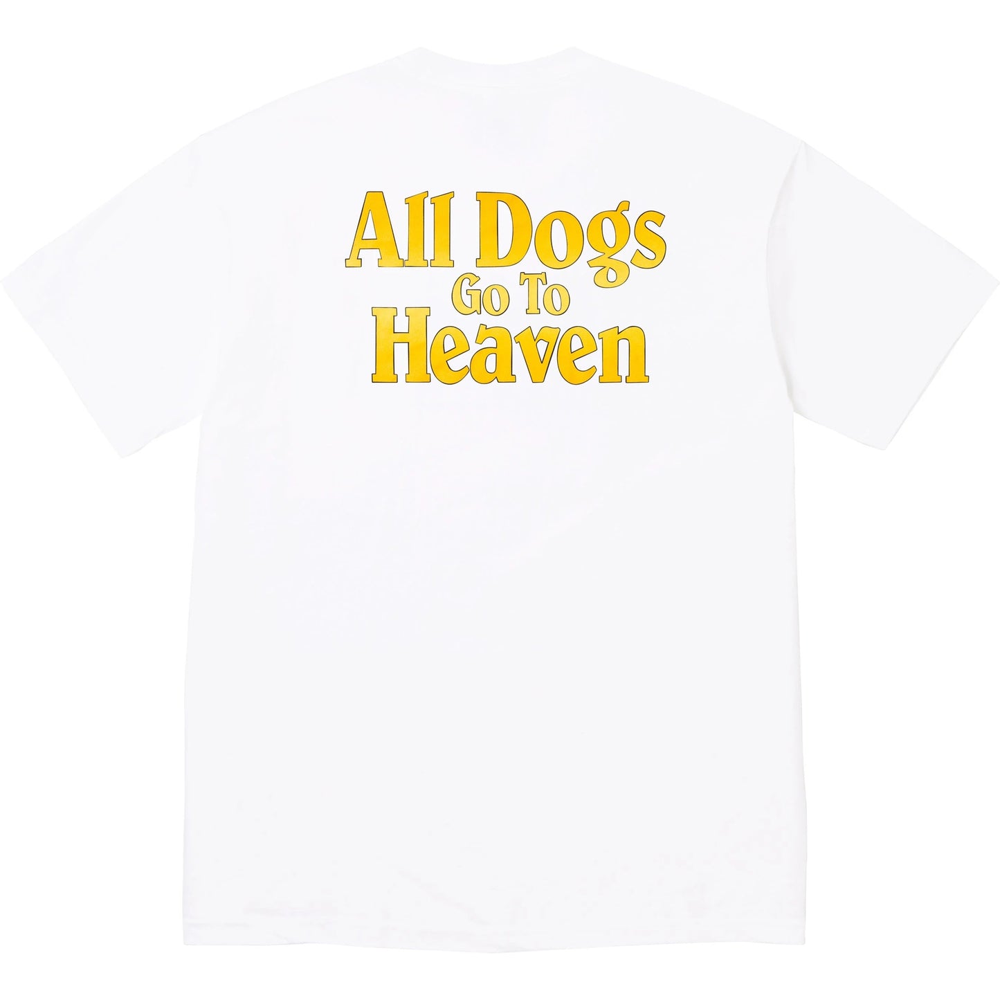 SUPREME 25FW ALL DOGS GO TO THE HEAVEN TEE