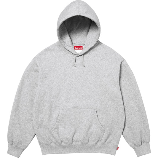 SUPREME 25FW SATIN APPLIQUE HOODED SWEATSHIRT