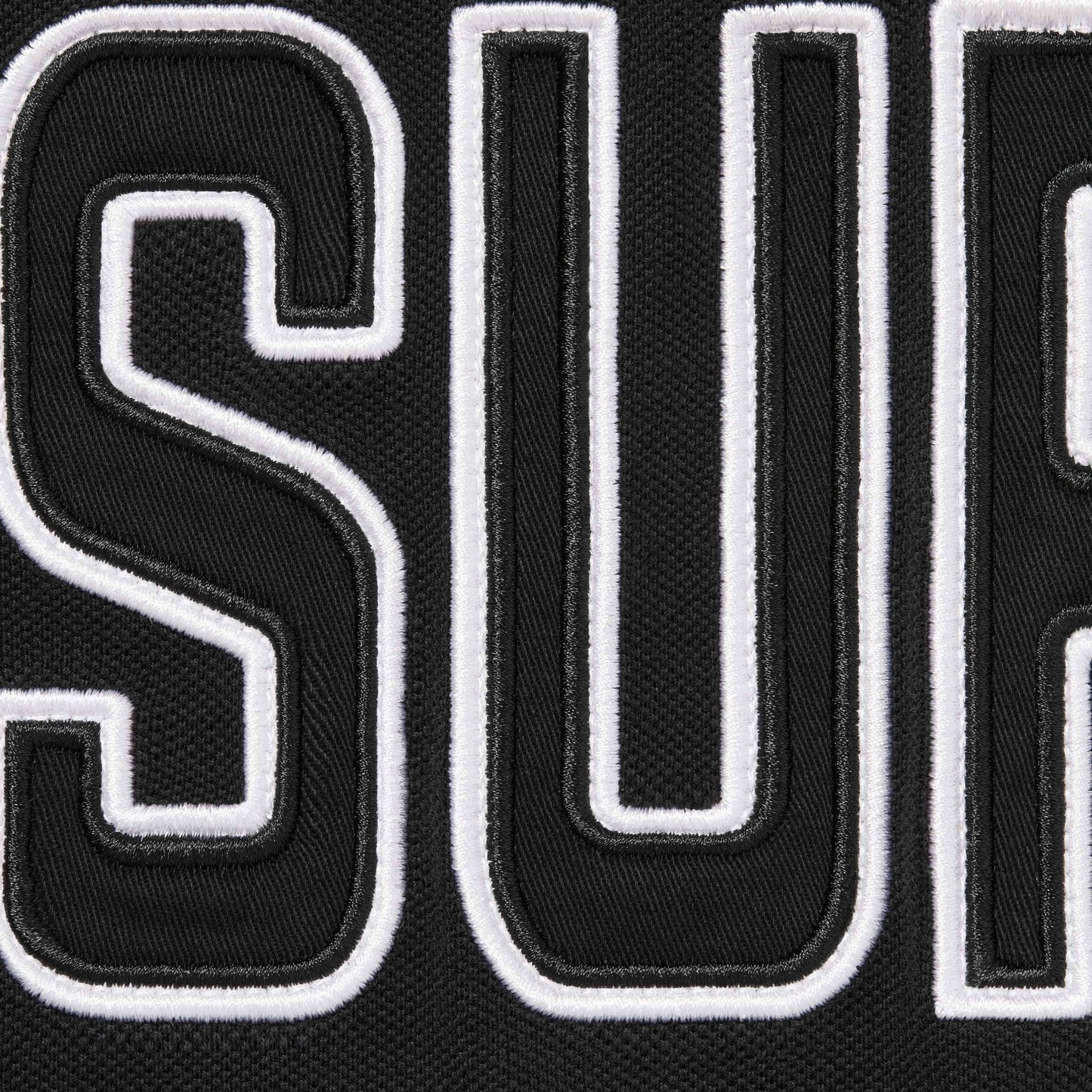 SUPREME 25FW TWILL APPLIQUE POLO