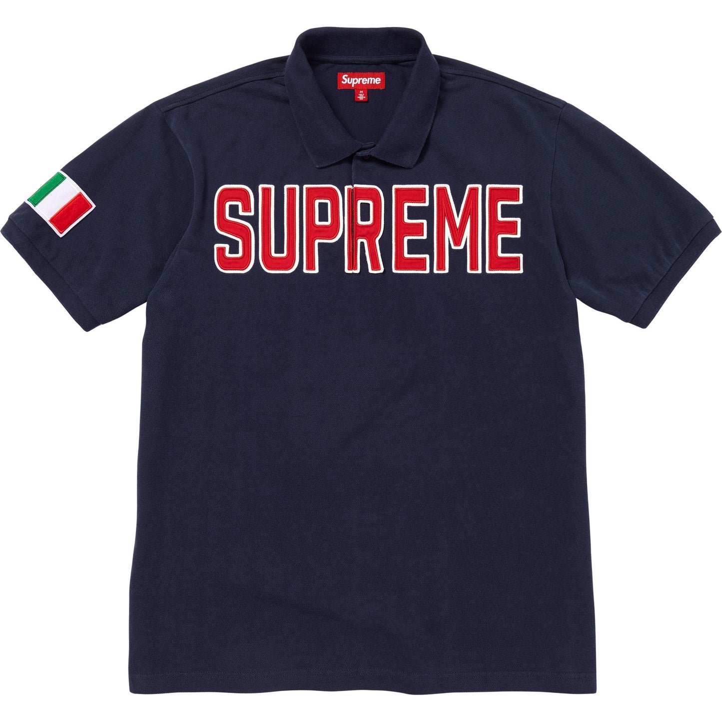 SUPREME 25FW TWILL APPLIQUE POLO