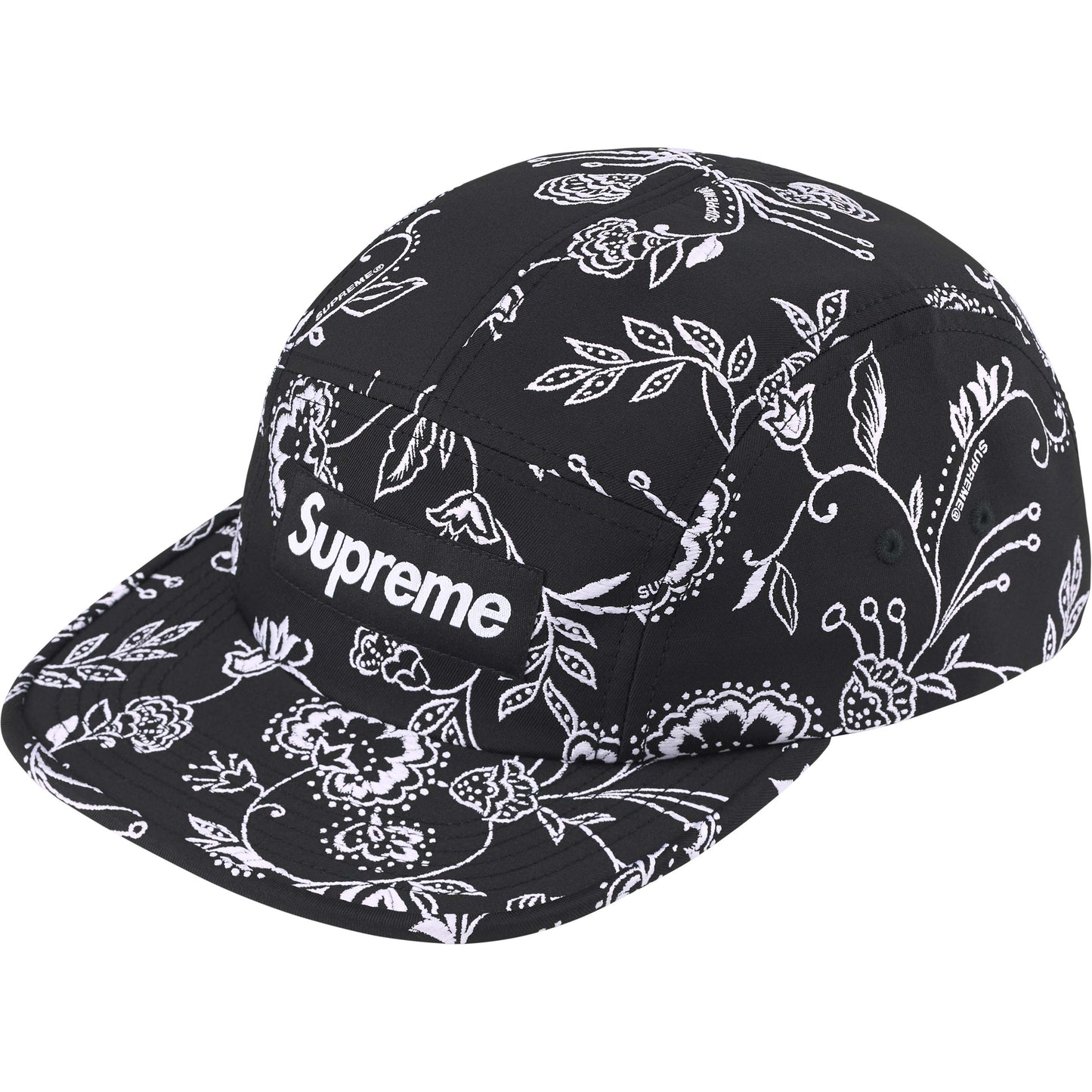 SUPREME 25SS FLORAL JACQUARD CAMP CAP