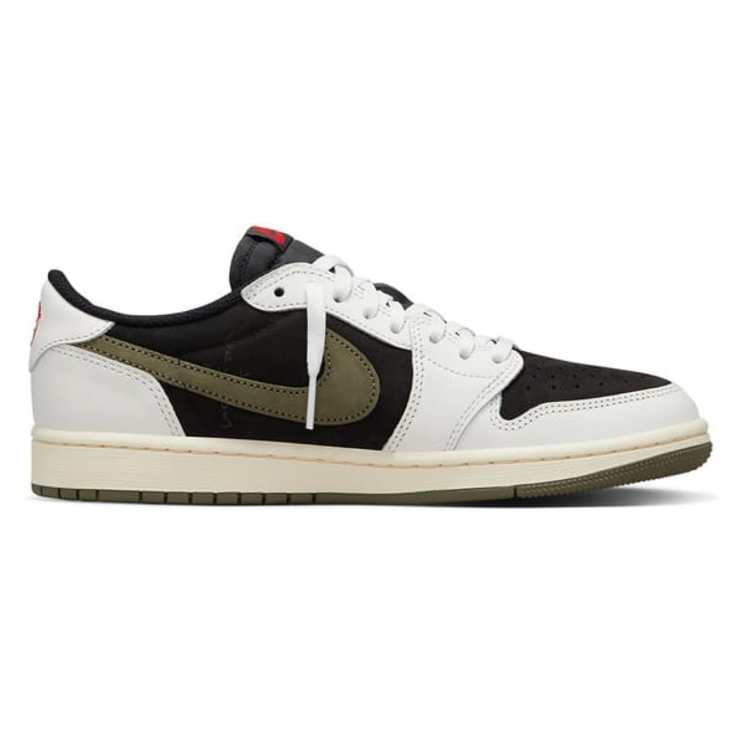 NIKE JORDAN 1 TRAVIS SCOTT RETRO LOW OG WMS "OLIVE" (DZ4137-106)