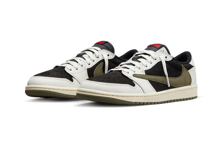 NIKE JORDAN 1 TRAVIS SCOTT RETRO LOW OG WMS "OLIVE" (DZ4137-106)