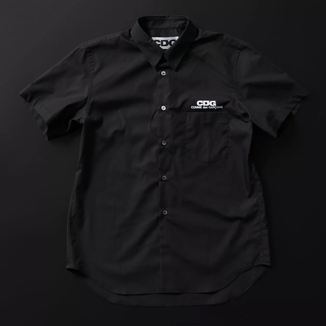 COMME DES GARCONS CDG LOGO SHIRT SHORT-SLEEVED SHIRT