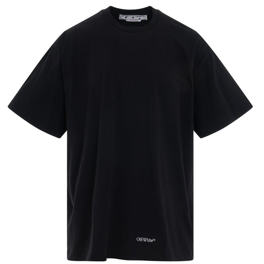 OFF WHITE 23SS SCRIBBLE DIAGONAL OVERSIZED TEE