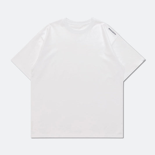 HOOGAH 23FW EMBROIDERY BALLON S/S TEE "WHITE"
