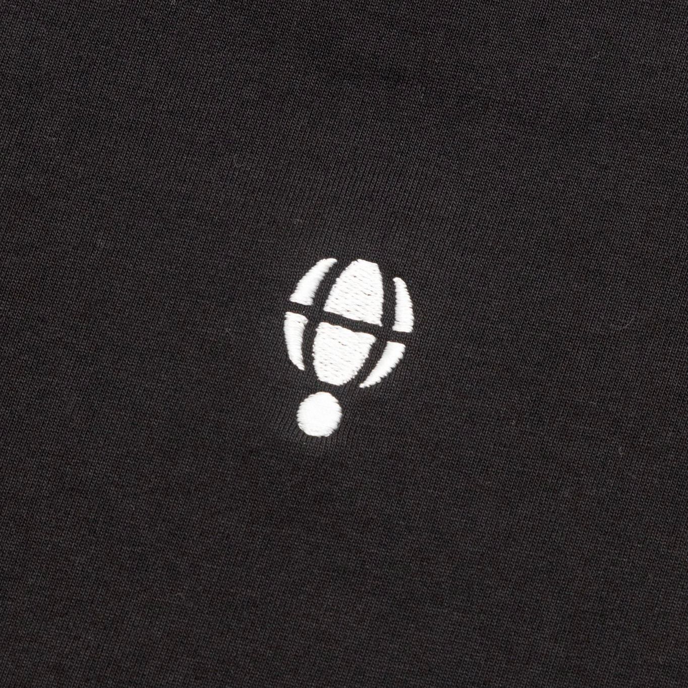 HOOGAH 23FW EMBROIDERY BALLON S/S TEE "BLACK"