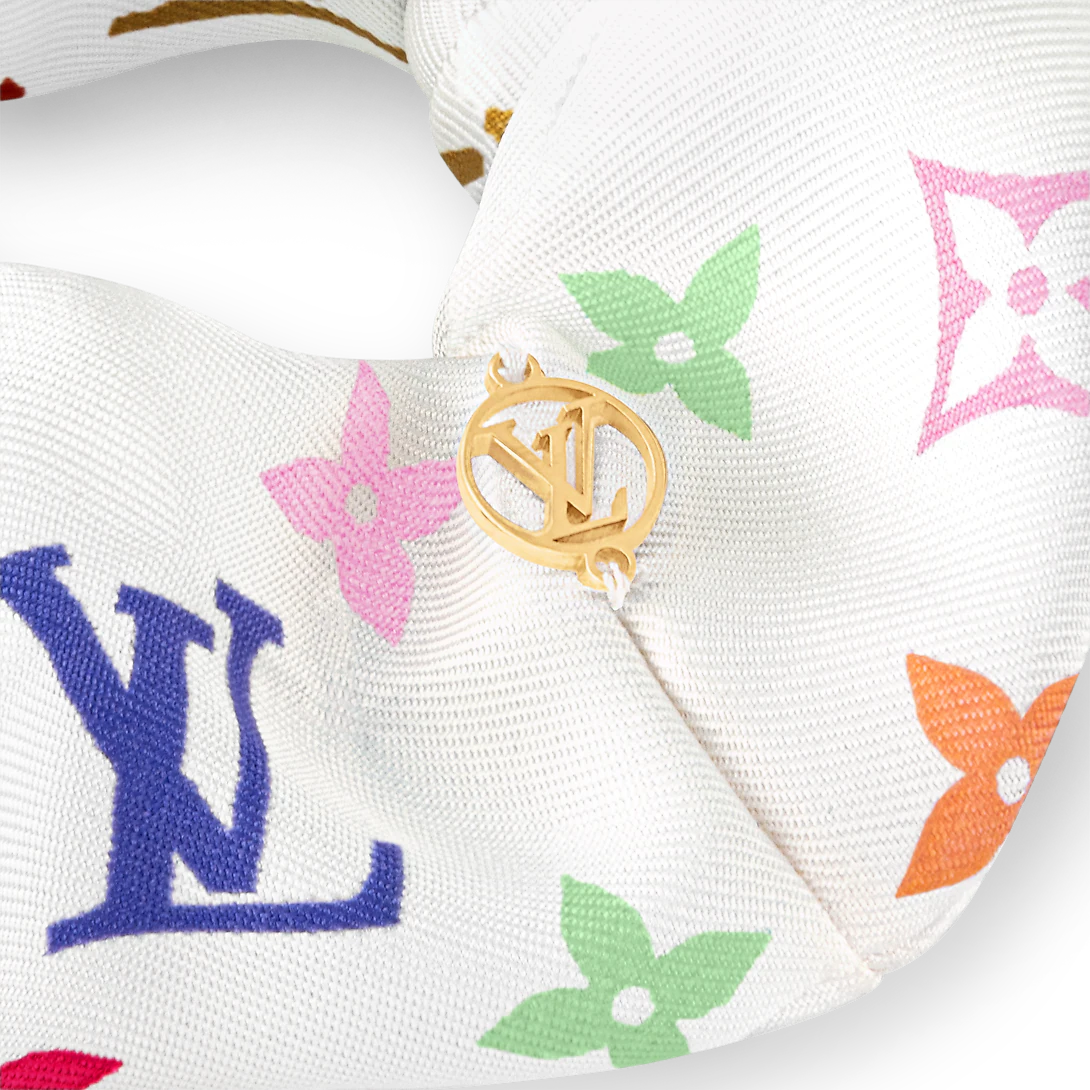 LOUIS VUITTON X TAKASHI MURAKAMI MONOGRAM MULTICOLOR CHOUCHOU (M96071)