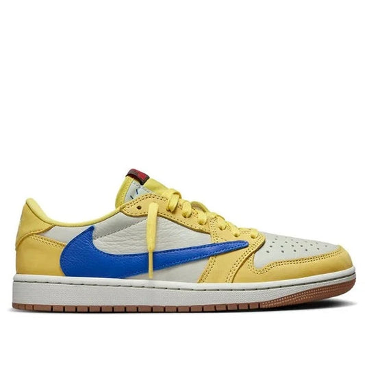 NIKE JORDAN 1 TRAVIS SCOTT RETRO LOW OG WMS "CANARY" (DZ4137-700)