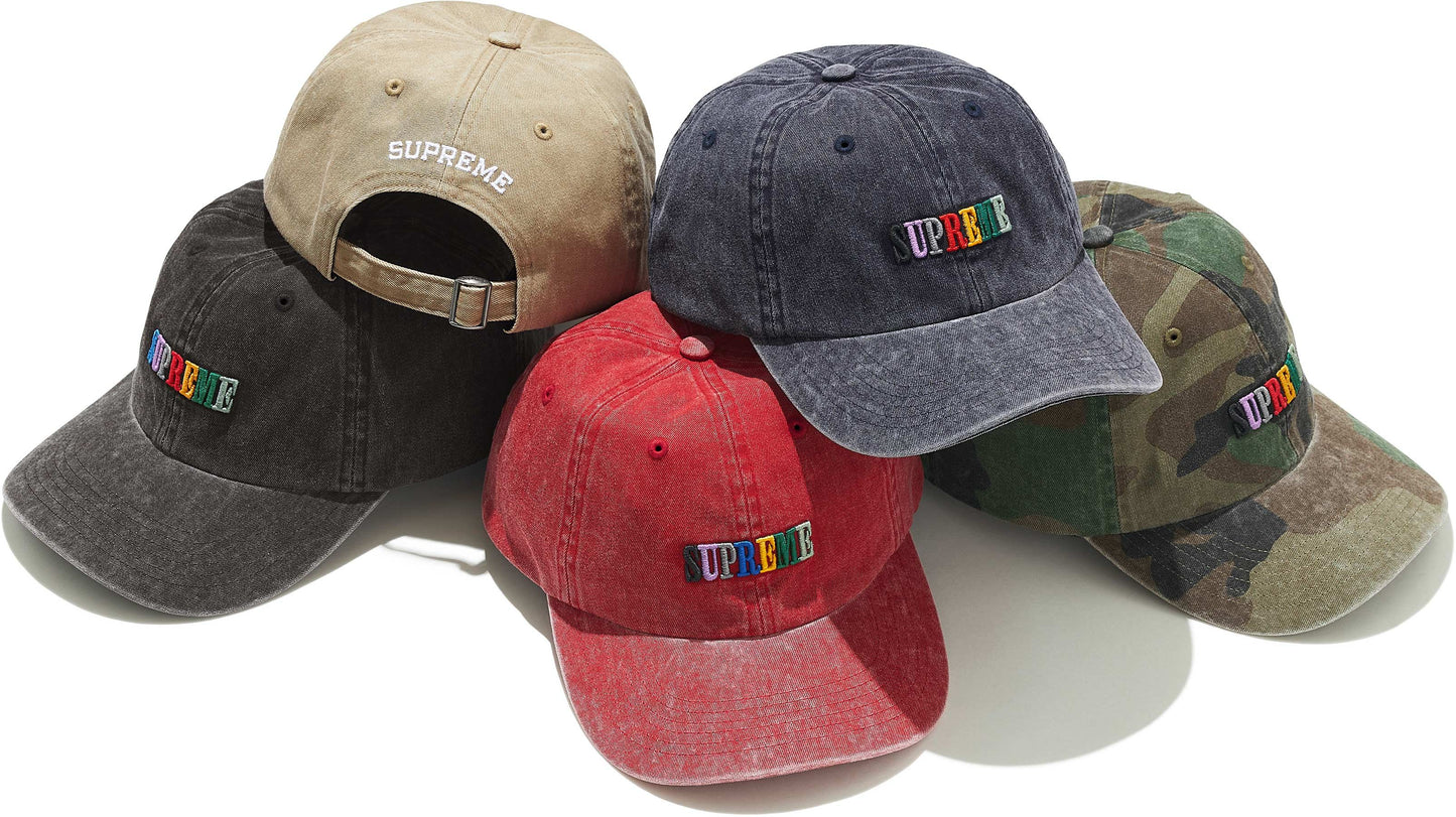 SUPREME 25SS PIGMENT DYE 6-PANEL