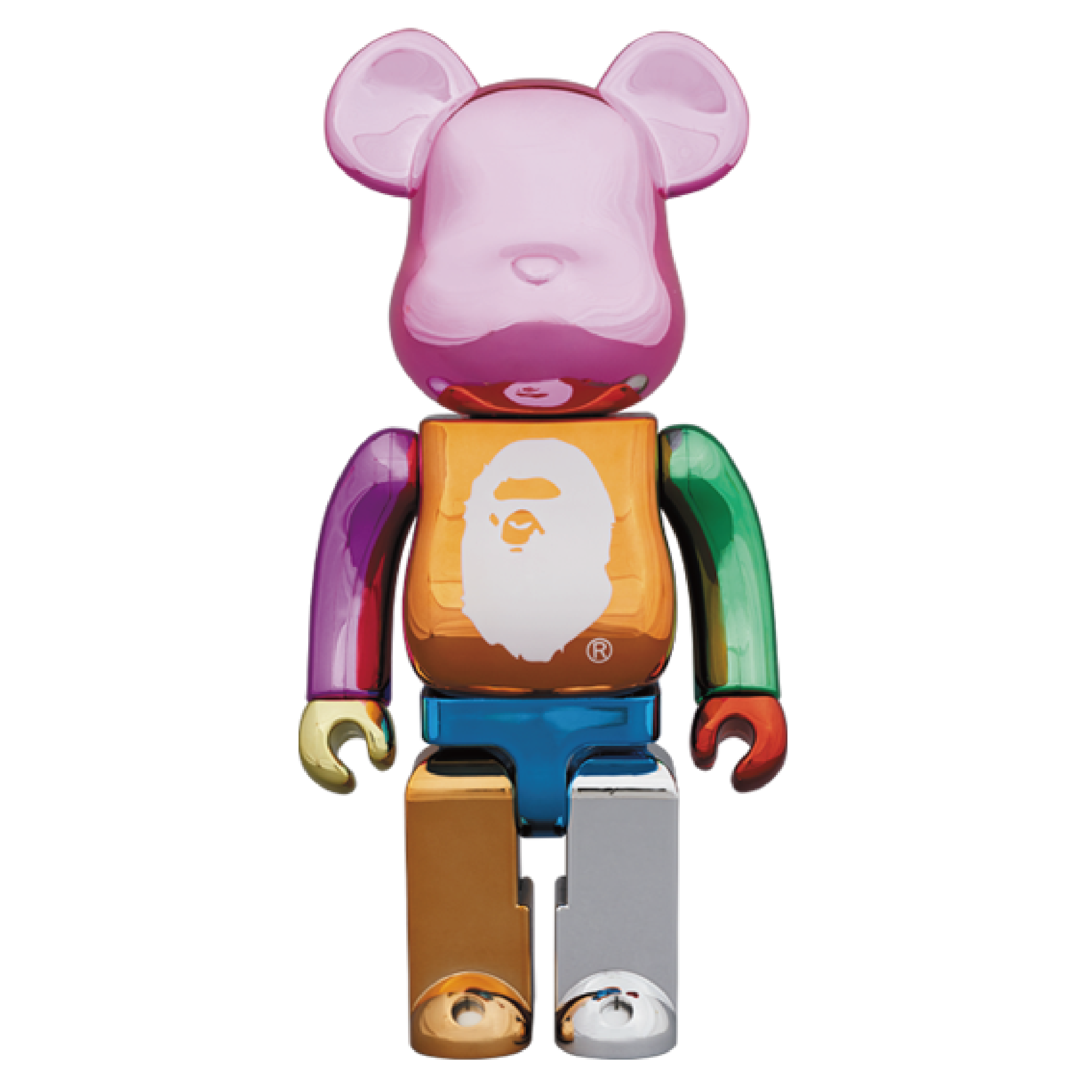 A BATHING APE(R) 25th ANNIV. MULTI COLOR BE@RBRICK 400％