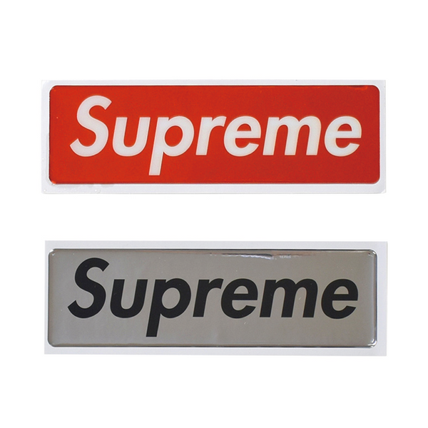 Supreme 2025 plastic sticker